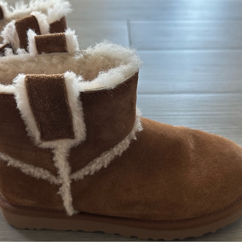 UGGS Brown Suede Boots with Plush Lining